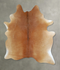 Light Caramel Large Brazilian Cowhide Rug 6'11