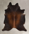 Chocolate X-Large Brazilian Cowhide Rug 7'3