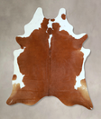 Hereford XX-Large Brazilian Cowhide Rug 7'11"H x 6'6"W #A43112 by Hudson Hides