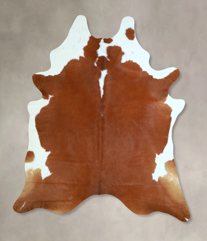 Hereford XX-Large Brazilian Cowhide Rug 7'11"H x 6'6"W #A43112 by Hudson Hides