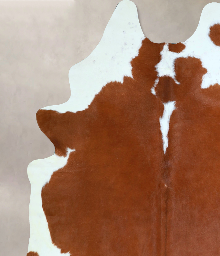 Hereford XX-Large Brazilian Cowhide Rug 7'11"H x 6'6"W #A43112 by Hudson Hides