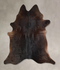 Chocolate XX-Large Brazilian Cowhide Rug 7'6