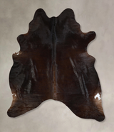 Chocolate X-Large Brazilian Cowhide Rug 7'5"H x 5'10"W #A43134 by Hudson Hides