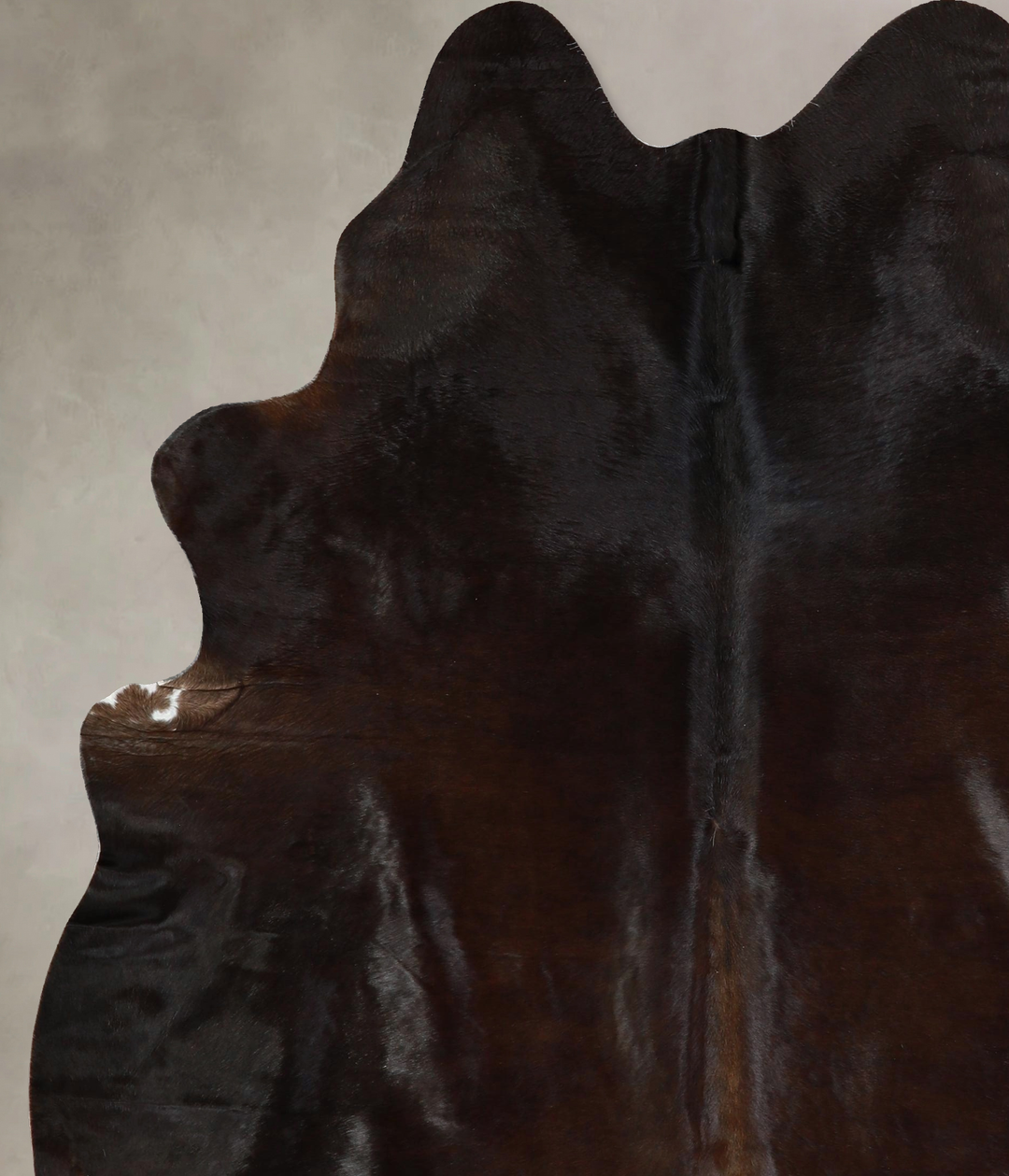 Chocolate X-Large Brazilian Cowhide Rug 7'5"H x 5'10"W #A43134 by Huds
