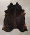 Chocolate X-Large Brazilian Cowhide Rug 7'3