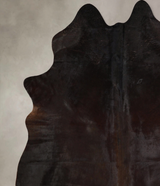 Chocolate X-Large Brazilian Cowhide Rug 7'3"H x 6'1"W #A43140 by Hudson Hides
