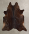 Chocolate X-Large Brazilian Cowhide Rug 6'11