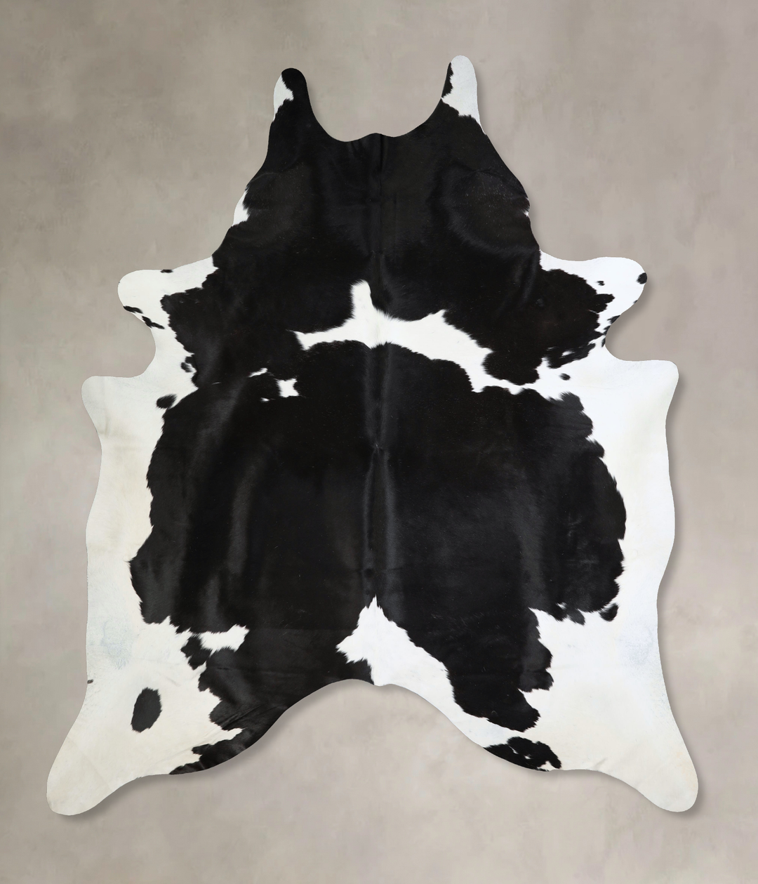 Black and White XX-Large Brazilian Cowhide Rug 8'7"H x 7'2"W #A43180 b