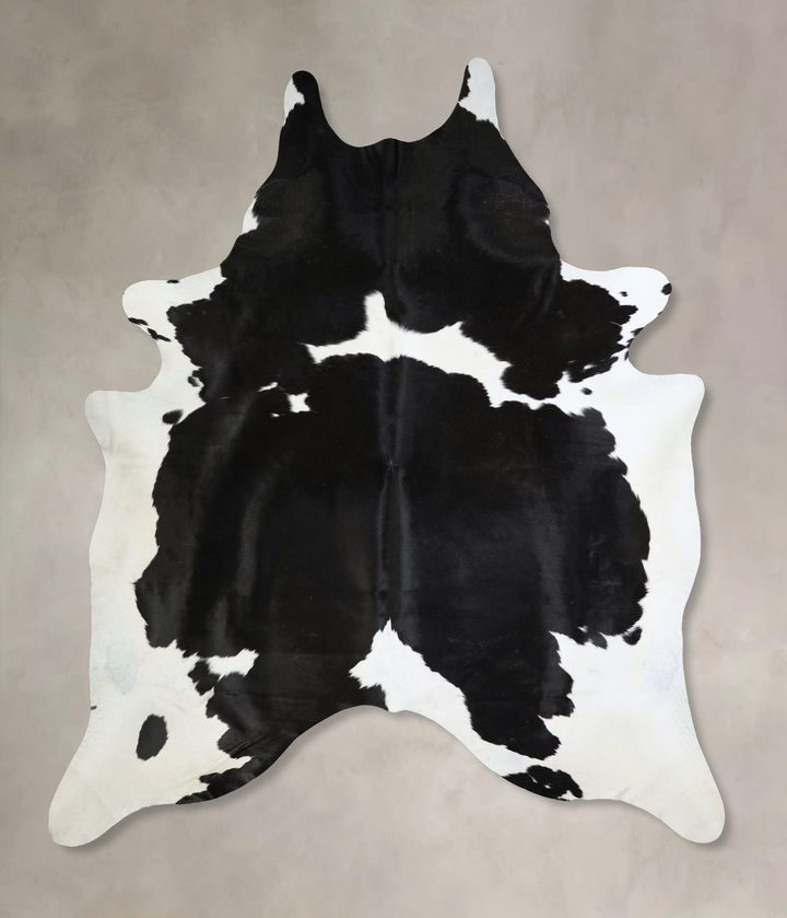Black and White XX-Large Brazilian Cowhide Rug 8'7"H x 7'2"W #A43180 by Hudson Hides