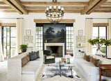 Salt and Pepper Black X-Large Brazilian Cowhide Rug 7'5"H x 5'10"W #A43211 by Hudson Hides