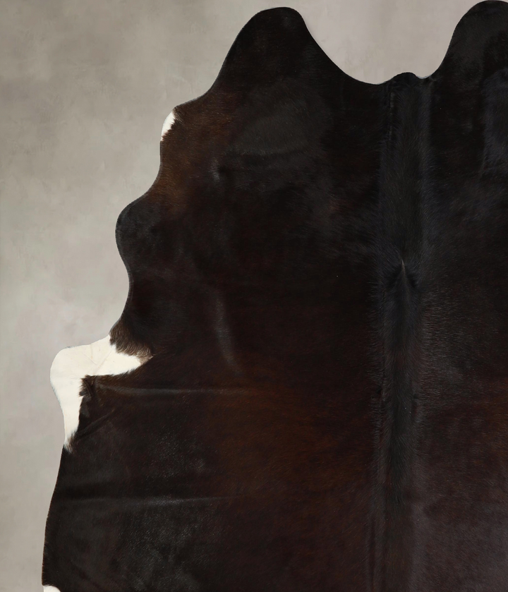 Chocolate X-Large Brazilian Cowhide Rug 7'0"H x 6'4"W #A43232 by Hudson Hides