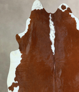 Hereford XX-Large Brazilian Cowhide Rug 7'4"H x 7'9"W #A43252 by Hudson Hides