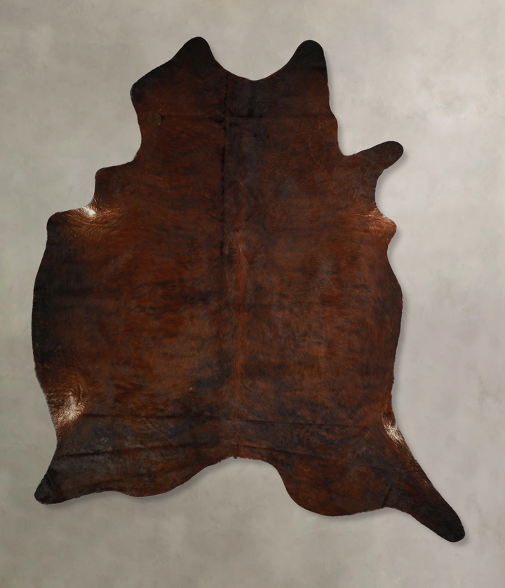 Dark Brindle X-Large Brazilian Cowhide Rug 7'8"H x 5'11"W #A43268 by Hudson Hides