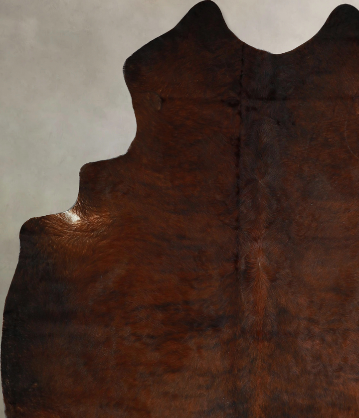 Dark Brindle X-Large Brazilian Cowhide Rug 7'8"H x 5'11"W #A43268 by Hudson Hides