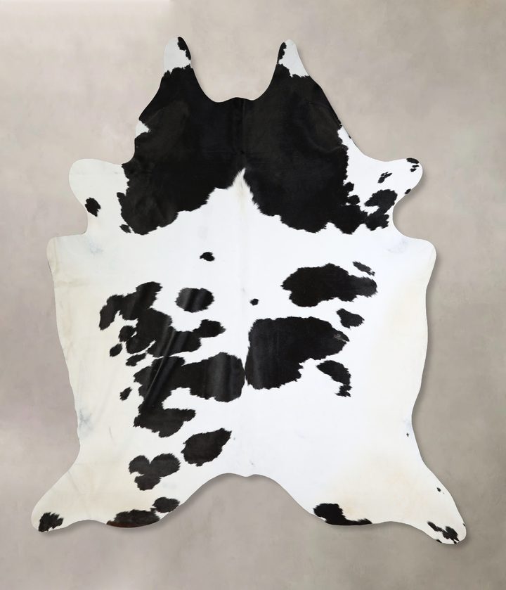 Black and White XX-Large Brazilian Cowhide Rug 8'9"H x 7'7"W #A43300 by Hudson Hides