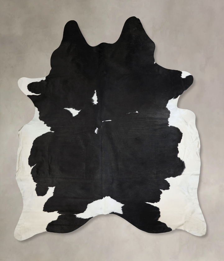 Black and White XX-Large Brazilian Cowhide Rug 9'4"H x 7'4"W #A43309 by Hudson Hides