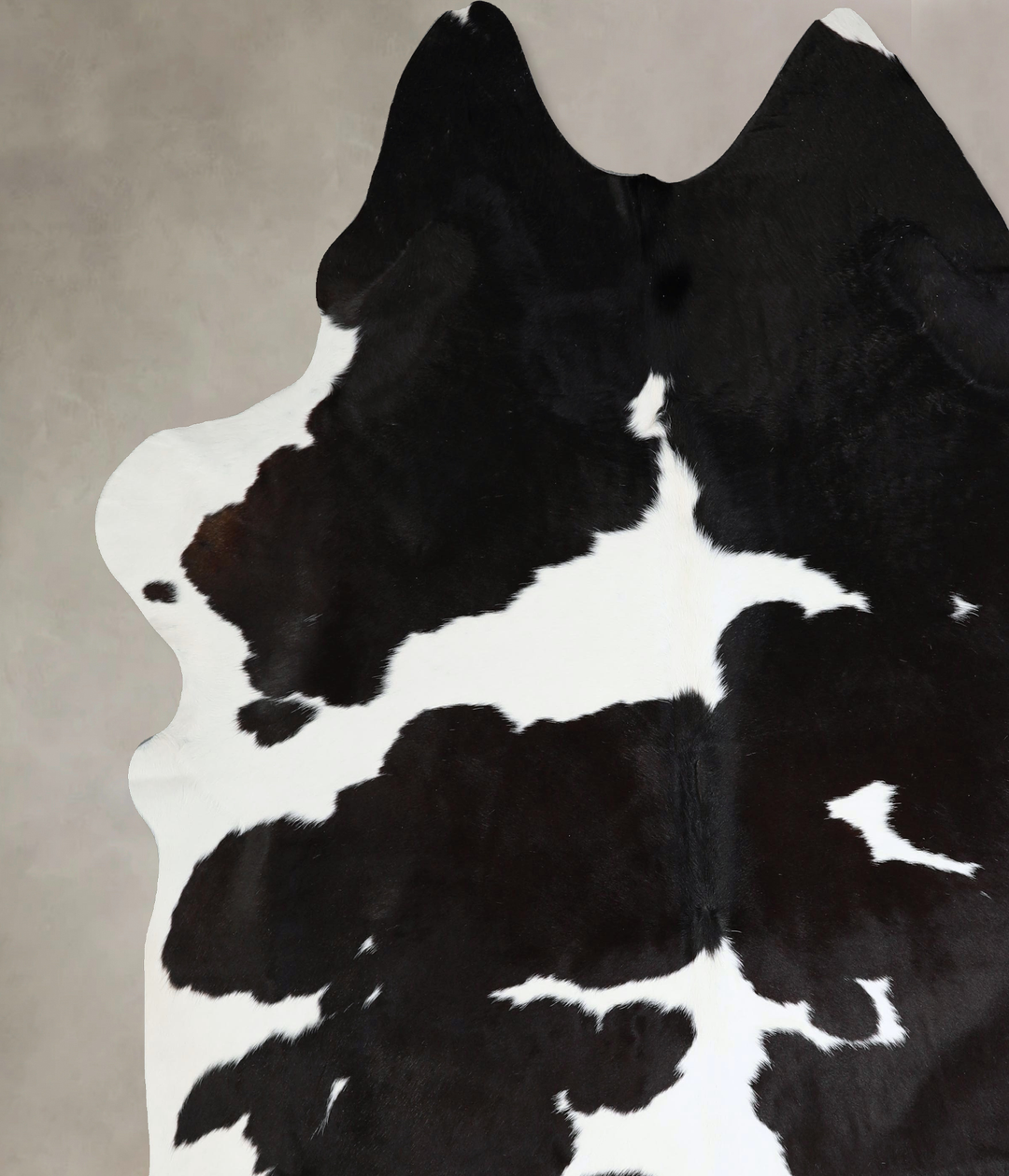Black and White XX-Large Brazilian Cowhide Rug 8'1"H x 7'5"W #A43310 b