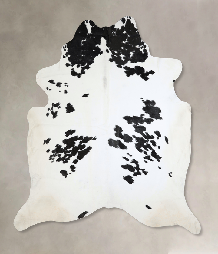 Black and White XX-Large Brazilian Cowhide Rug 8'6"H x 7'6"W #A43315 by Hudson Hides