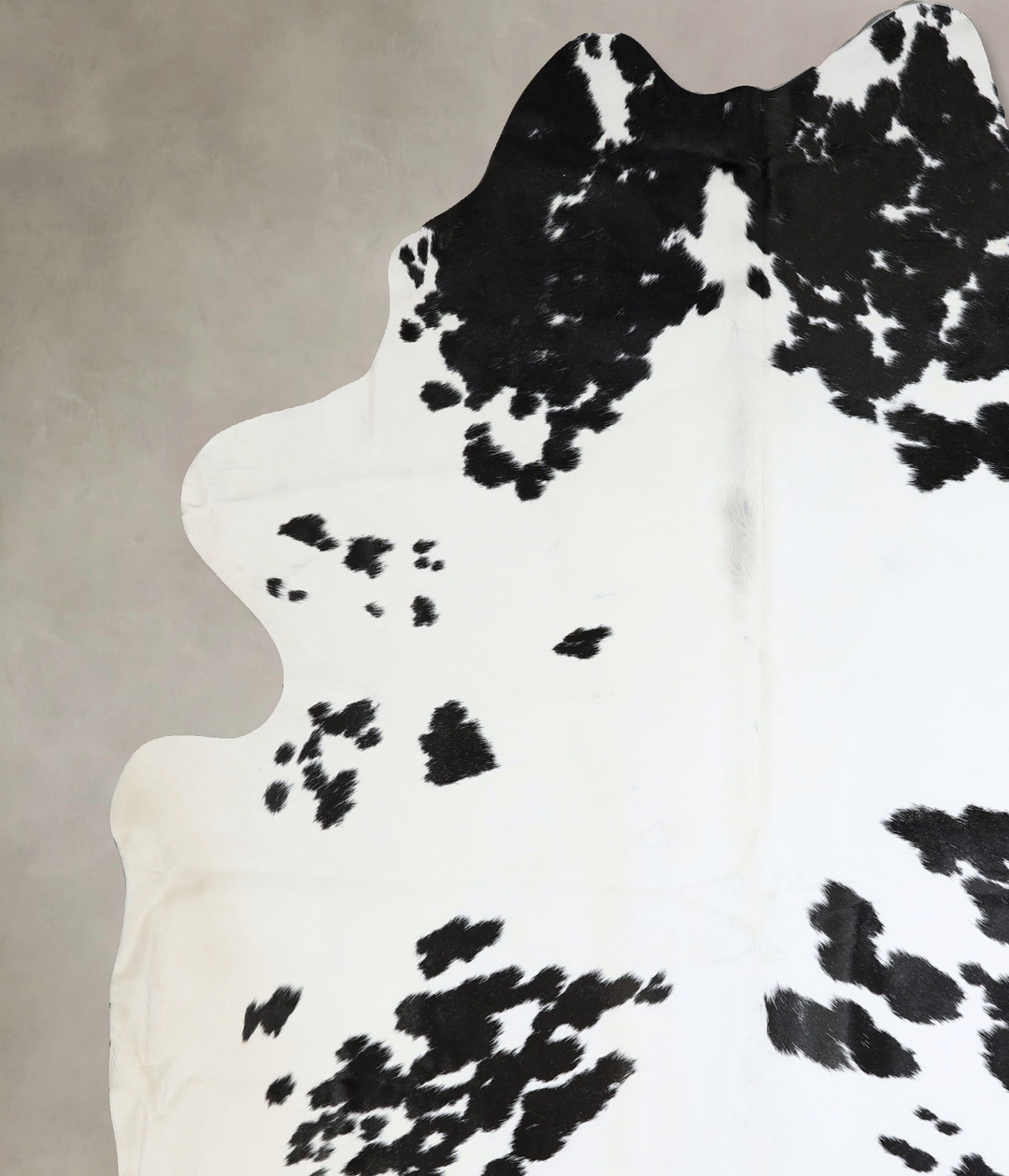 Black and White XX-Large Brazilian Cowhide Rug 8'6"H x 7'6"W #A43315 b