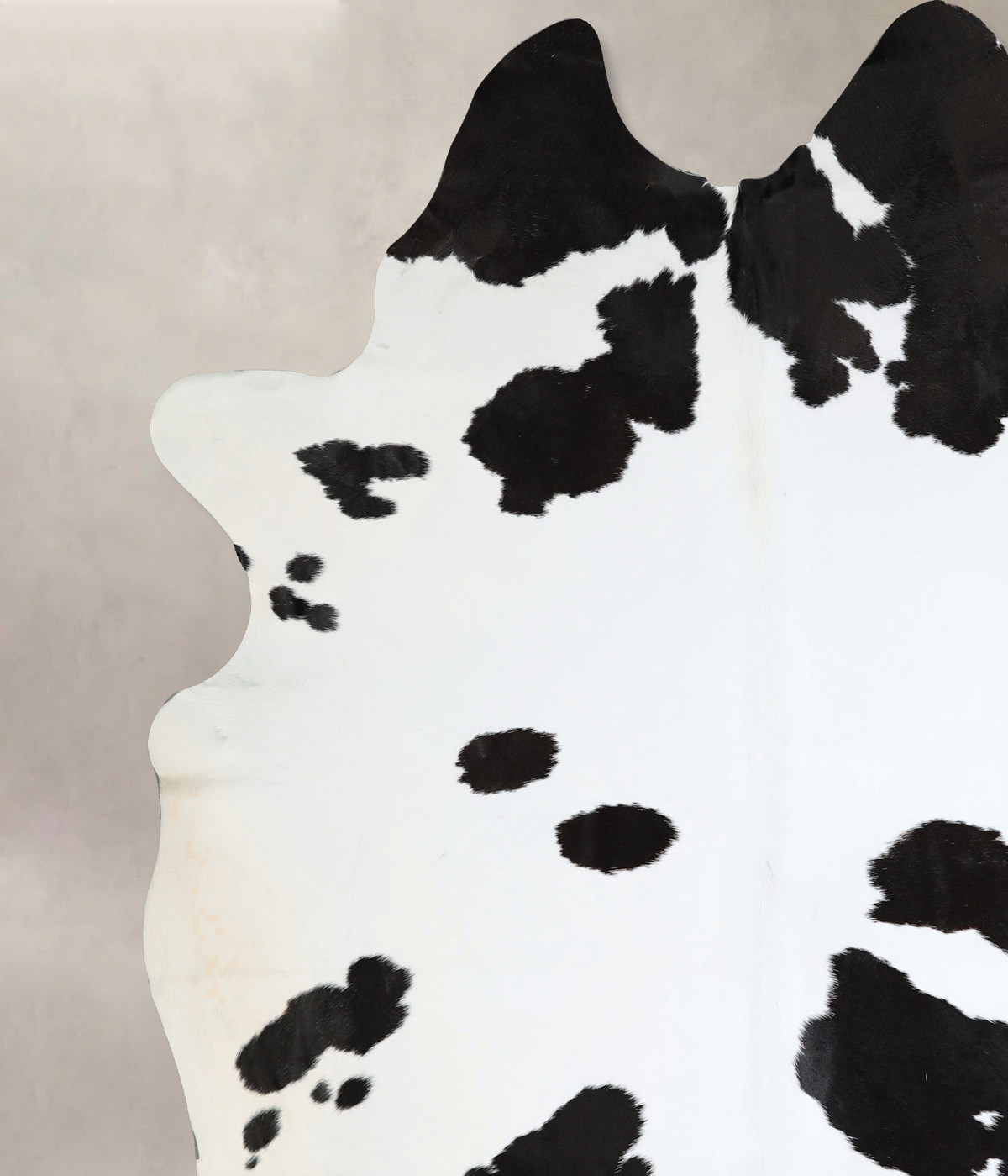 Black and White XX-Large Brazilian Cowhide Rug 8'5"H x 7'6"W #A43317 by Hudson Hides