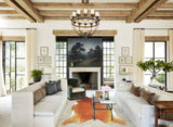 Solid Brown X-Large Brazilian Cowhide Rug 6'11"H x 6'5"W #A43326 by Hudson Hides