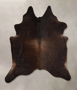 Chocolate X-Large Brazilian Cowhide Rug 7'4"H x 6'5"W #A43330 by Hudson Hides