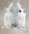 Salt and Pepper Black XX-Large Brazilian Cowhide Rug 7'7