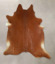 Solid Brown X-Large Brazilian Cowhide Rug 7'0"H x 6'11"W #A43344 by Hudson Hides