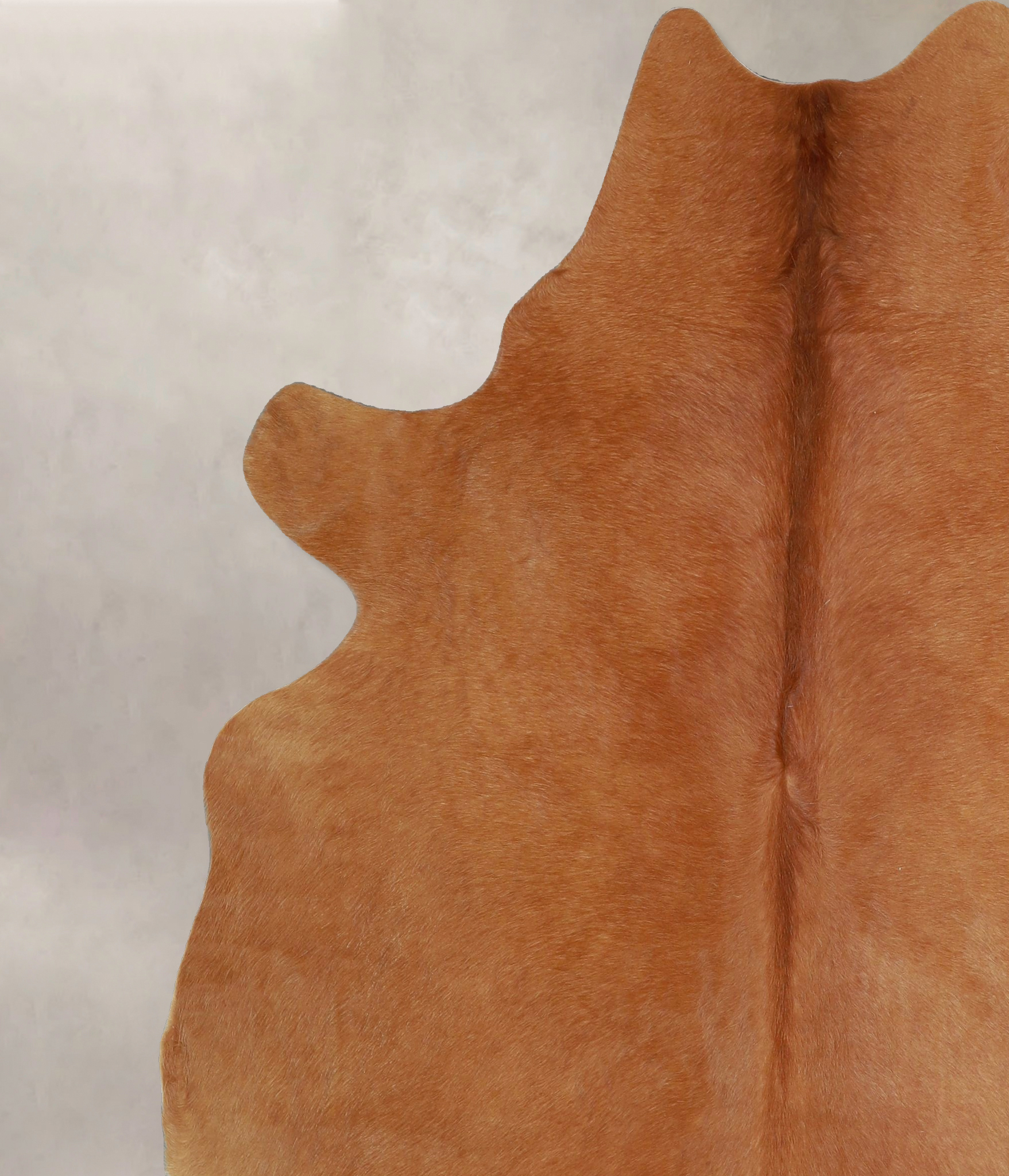 Solid Brown Cowhide Rug #A43355