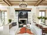 Solid Brown X-Large Brazilian Cowhide Rug 7'0"H x 6'3"W #A43355 by Hudson Hides