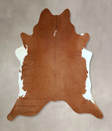 Brown and White Regular XX-Large Brazilian Cowhide Rug 7'8"H x 6'7"W #A43363 by Hudson Hides