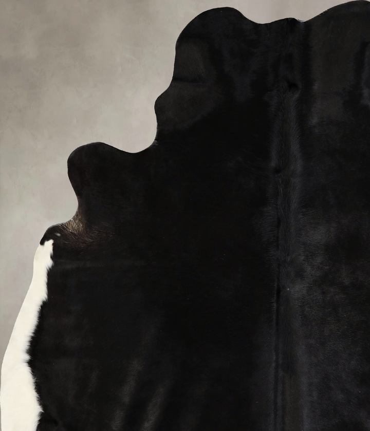 Black and White X-Large Brazilian Cowhide Rug 6'11"H x 6'1"W #A43366 by Hudson Hides