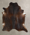 Chocolate X-Large Brazilian Cowhide Rug 7'3