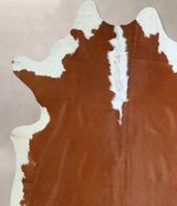 Hereford XX-Large Brazilian Cowhide Rug 7'6"H x 6'11"W #A43375 by Hudson Hides