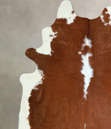 Hereford X-Large Brazilian Cowhide Rug 7'10"H x 6'3"W #A43378 by Hudson Hides
