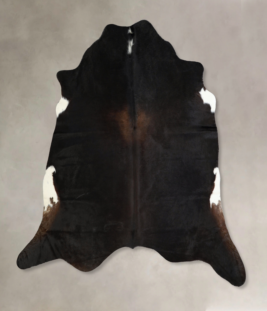 Chocolate X-Large Brazilian Cowhide Rug 6'8"H x 7'2"W #A43392 by Hudson Hides