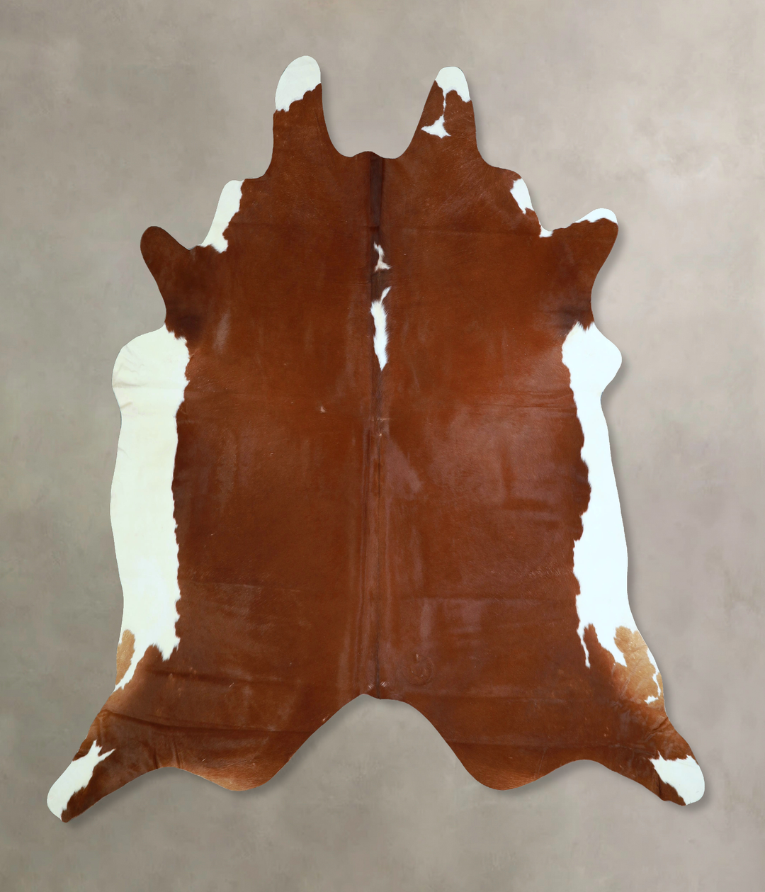 Hereford XX-Large Brazilian Cowhide Rug 7'11"H x 7'7"W #A43393 by Huds