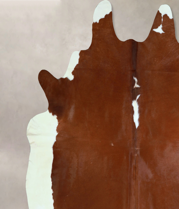 Hereford XX-Large Brazilian Cowhide Rug 7'11"H x 7'7"W #A43393 by Hudson Hides