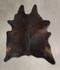 Chocolate X-Large Brazilian Cowhide Rug 7'3