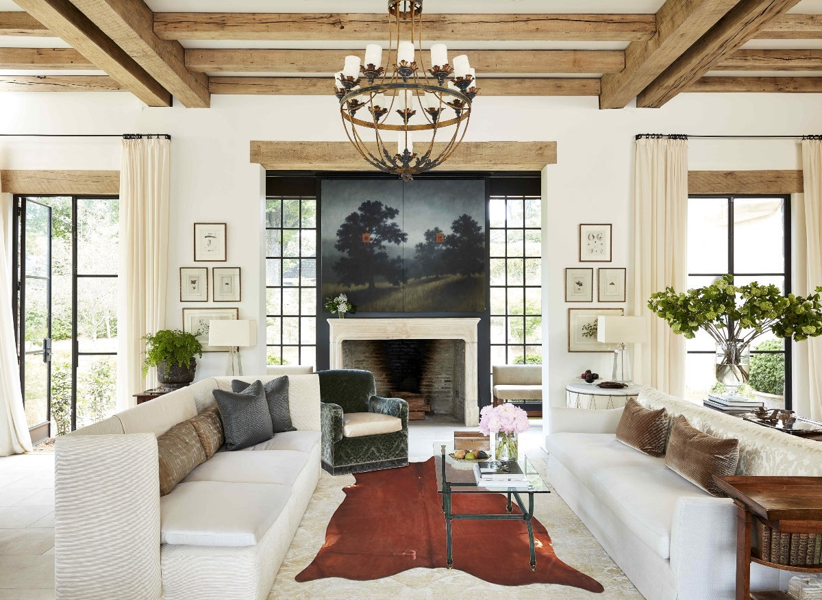 Solid Brown Cowhide Rug #A43399