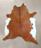 Brown and White Regular XX-Large Brazilian Cowhide Rug 8'9