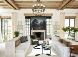 Black and White XX-Large Brazilian Cowhide Rug 7'8"H x 7'0"W #A43421 by Hudson Hides