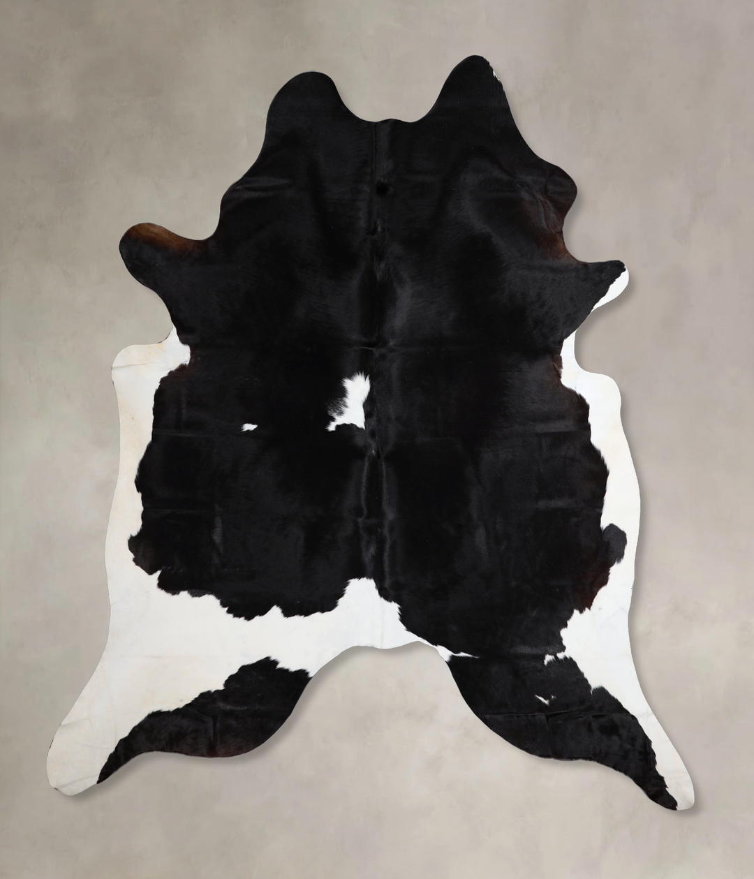 Black and White XX-Large Brazilian Cowhide Rug 8'1"H x 7'0"W #A43424 b