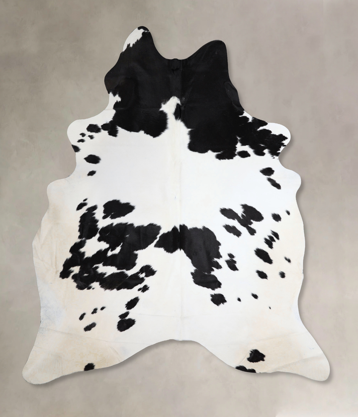 Black and White XX-Large Brazilian Cowhide Rug 8'3"H x 6'7"W #A43430 by Hudson Hides