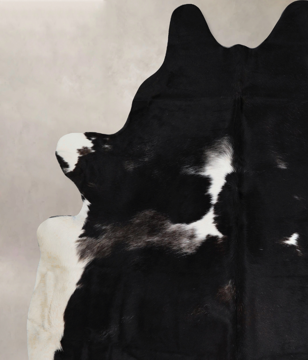 Black and White XX-Large Brazilian Cowhide Rug 8'3"H x 6'8"W #A43431 b