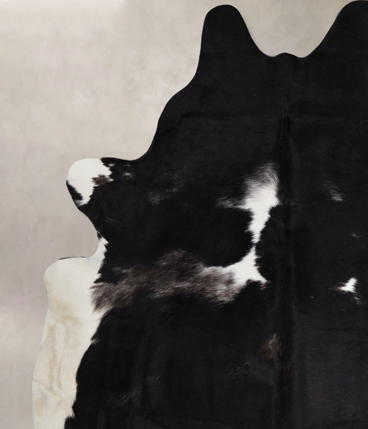 Black and White XX-Large Brazilian Cowhide Rug 8'3"H x 6'8"W #A43431 by Hudson Hides