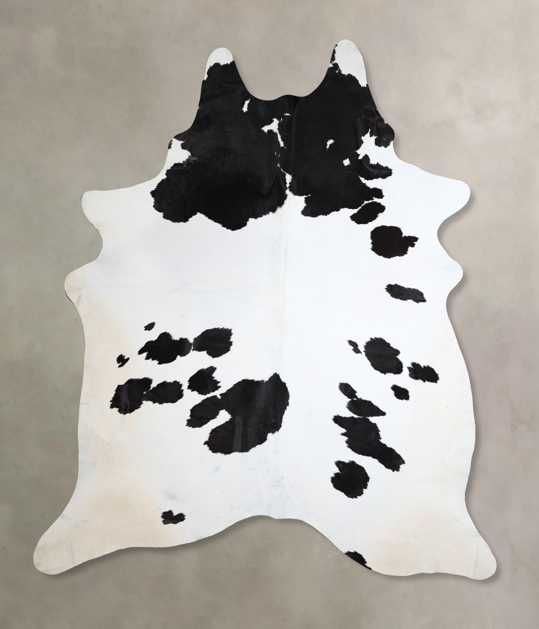 Black and White XX-Large Brazilian Cowhide Rug 8'7"H x 7'2"W #A43435 b
