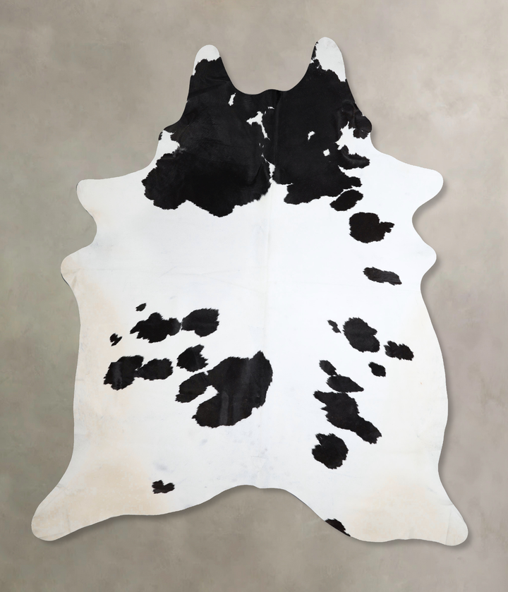 Black and White XX-Large Brazilian Cowhide Rug 8'7"H x 7'2"W #A43435 by Hudson Hides