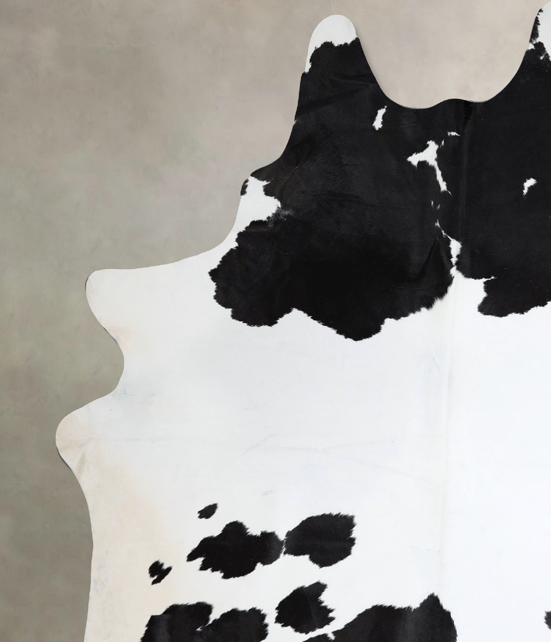Black and White XX-Large Brazilian Cowhide Rug 8'7"H x 7'2"W #A43435 b