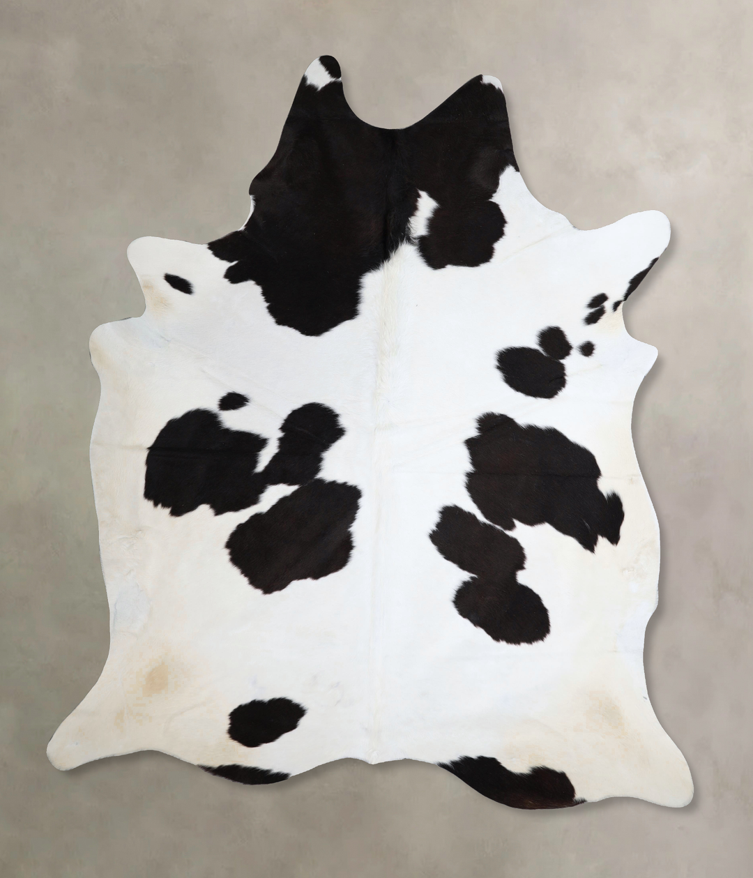 Black and White XX-Large Brazilian Cowhide Rug 7'9"H x 6'8"W #A43440 b